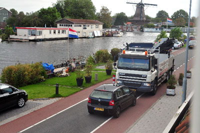 Verkeerssituatie Chicanes Nieuwemeerdijk