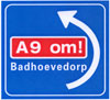 Informatie website over Omlegging A9