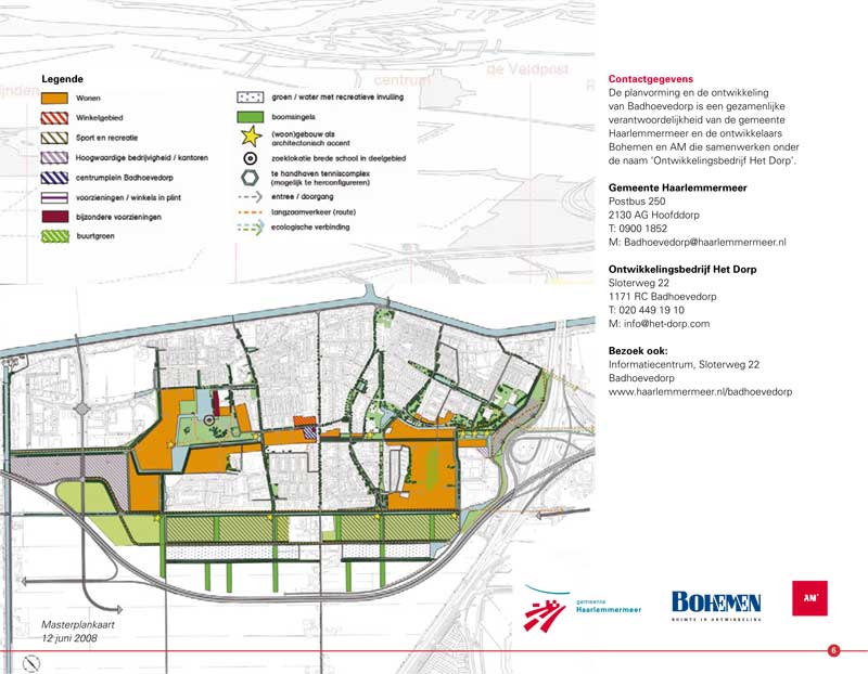 Masterplan kaart Omlegging A9