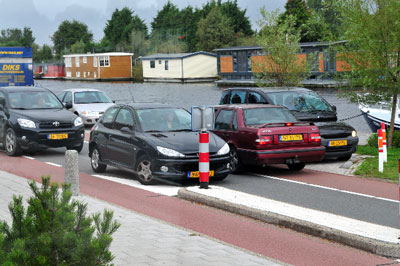 Verkeerssituatie chicane